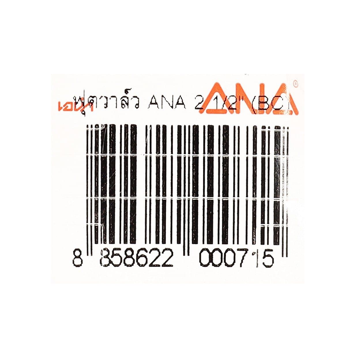 ANA ฟุตวาล์วทองเหลือง 2 1/2 นิ้ว รุ่น 121 ทนแรงดัน 125 PSI ตะแกรงขนาดใหญ่ ทำให้น้ำไหลสะดวก รับประกัน 5 ปี (เอน่า)