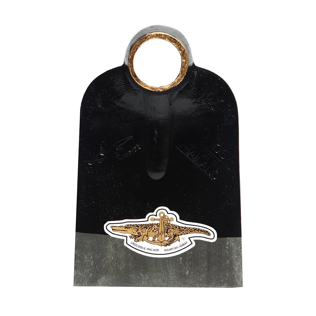 จอบขนาด 2 ปอนด์ หูกลม แบรนด์ จระเข้สมอ ทำจากเหล็กคุณภาพสูง เหมาะกับงานขุดดิน พรวนดิน ถากหญ้า งานก่อสร้าง ผสมปูน ผสมทราย