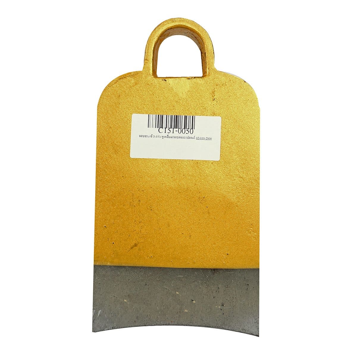 จอบทอง 3 ปอนด์ หน้าเว้า หูเหลี่ยม แบรนด์ จระเข้สามดาว รุ่น จอบทอง ทำจากเหล็กคุณภาพสูง เหมาะกับงานขุดดิน พรวนดิน ถากหญ้า งานก่อสร้าง ผสมปูน ผ