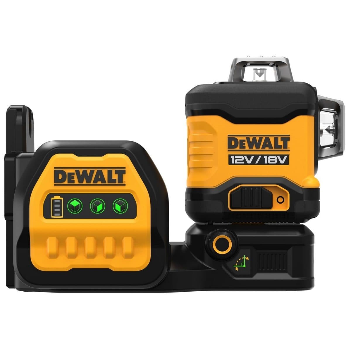 DEWALT เลเซอร์วัดระดับแบบ 3 เส้น 360 องศา รุ่น DCE089NG18-XJ แสงเลเซอร์สีเขียว แม่นยำ +/- 3 มม.ต่อ 10 ม. (ดีวอลท์)