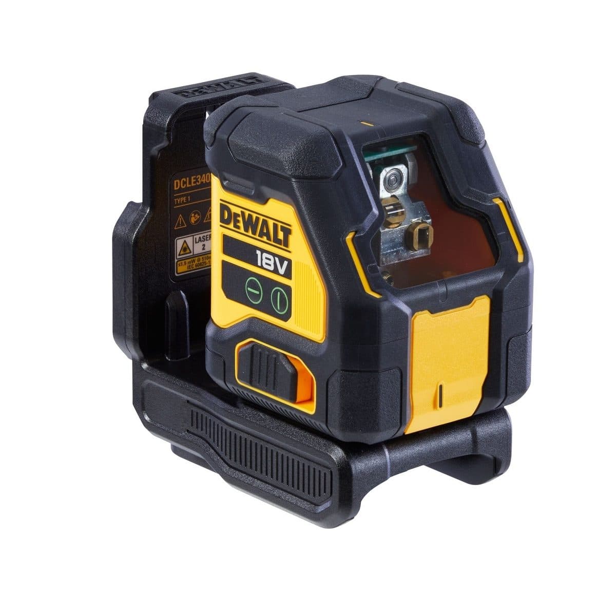 DEWALT เลเซอร์วัดระดับ CROSS LINE (เฉพาะตัวเครื่อง) รุ่น DCLE34021N-XJ NO. 18 โวลต์ แสงเลเซอร์สีเขียว 2 เส้น (ดีวอลท์)