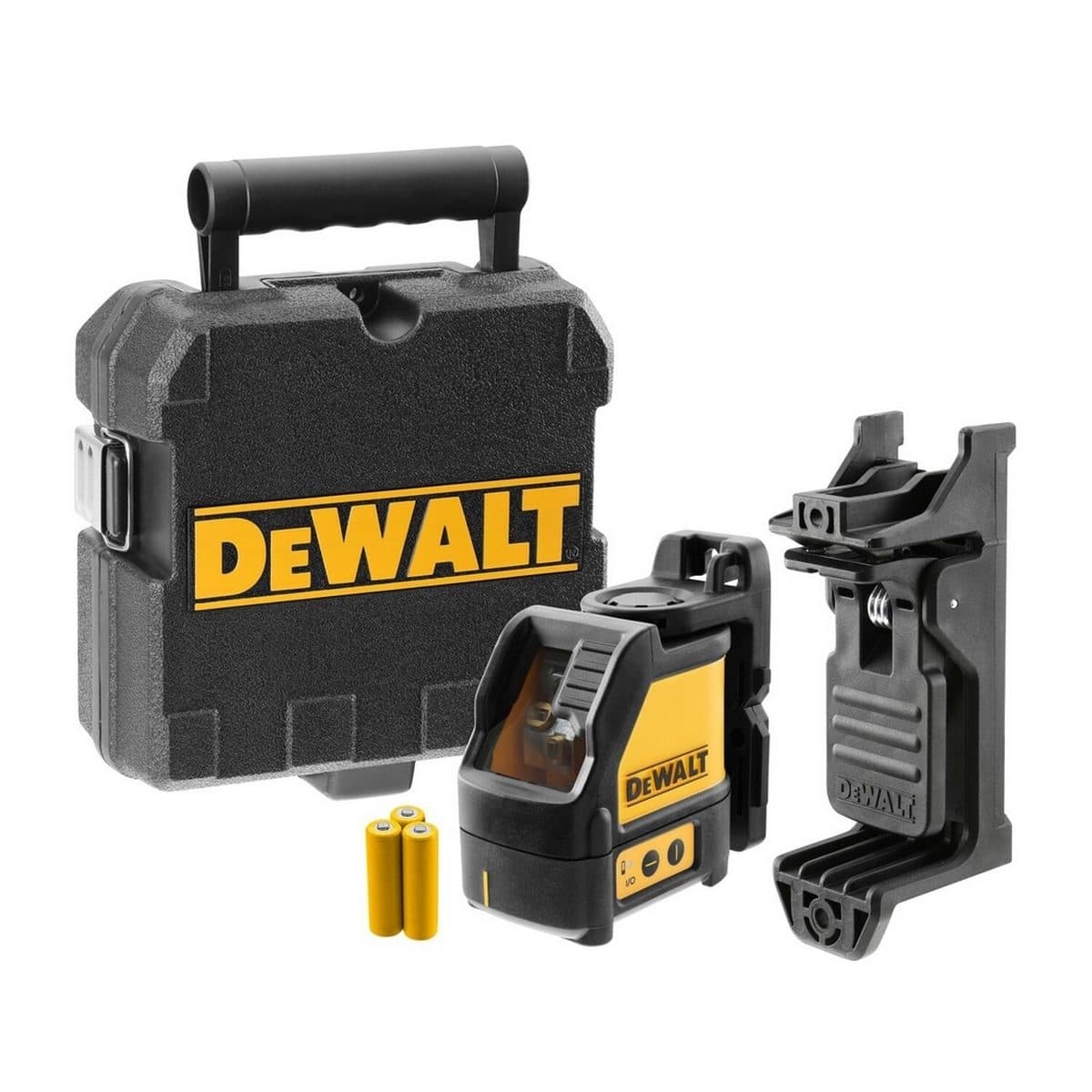 DEWALT เลเซอร์ระดับ 2 เส้น แสงแดง รุ่น DW088KTP พร้อมขาตั้ง ความแม่นยำ +/- 0.3 มม. ต่อ 10 ม. ระยะทำงาน ไม่เกิน 50 ม. (ดีวอลท์)