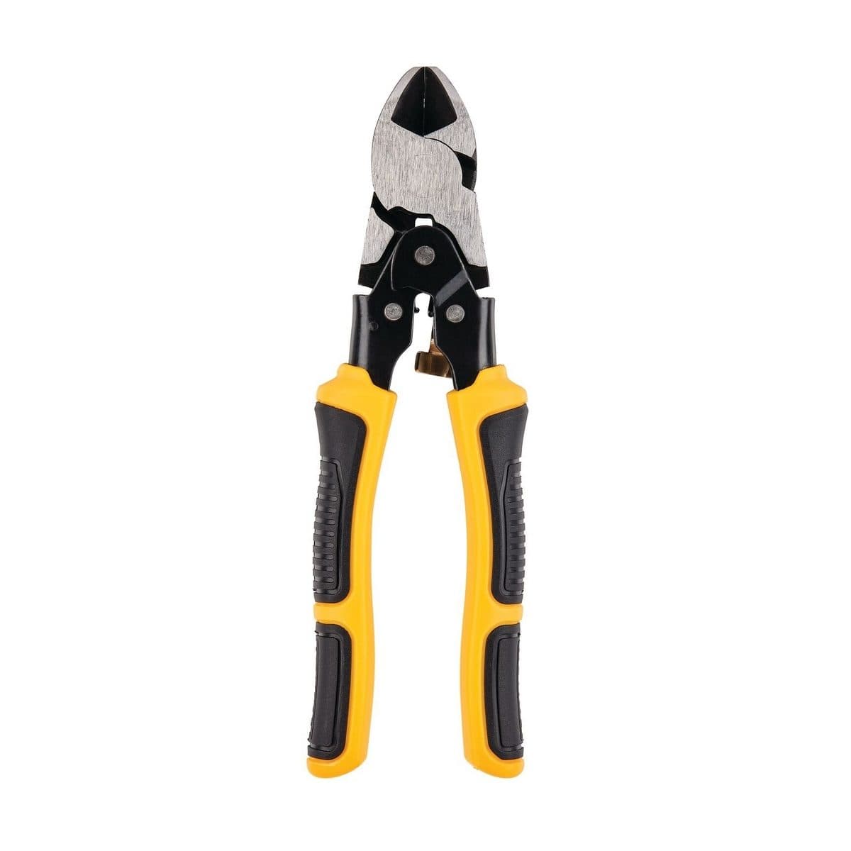 DEWALT คีมปากตรง จิ้งจก 8 นิ้ว รุ่น DWHT0-70276 ที่จับวัสดุสองด้านเพื่อการยึดเกาะที่แข็งแรงและความสบาย (ดีวอลท์)
