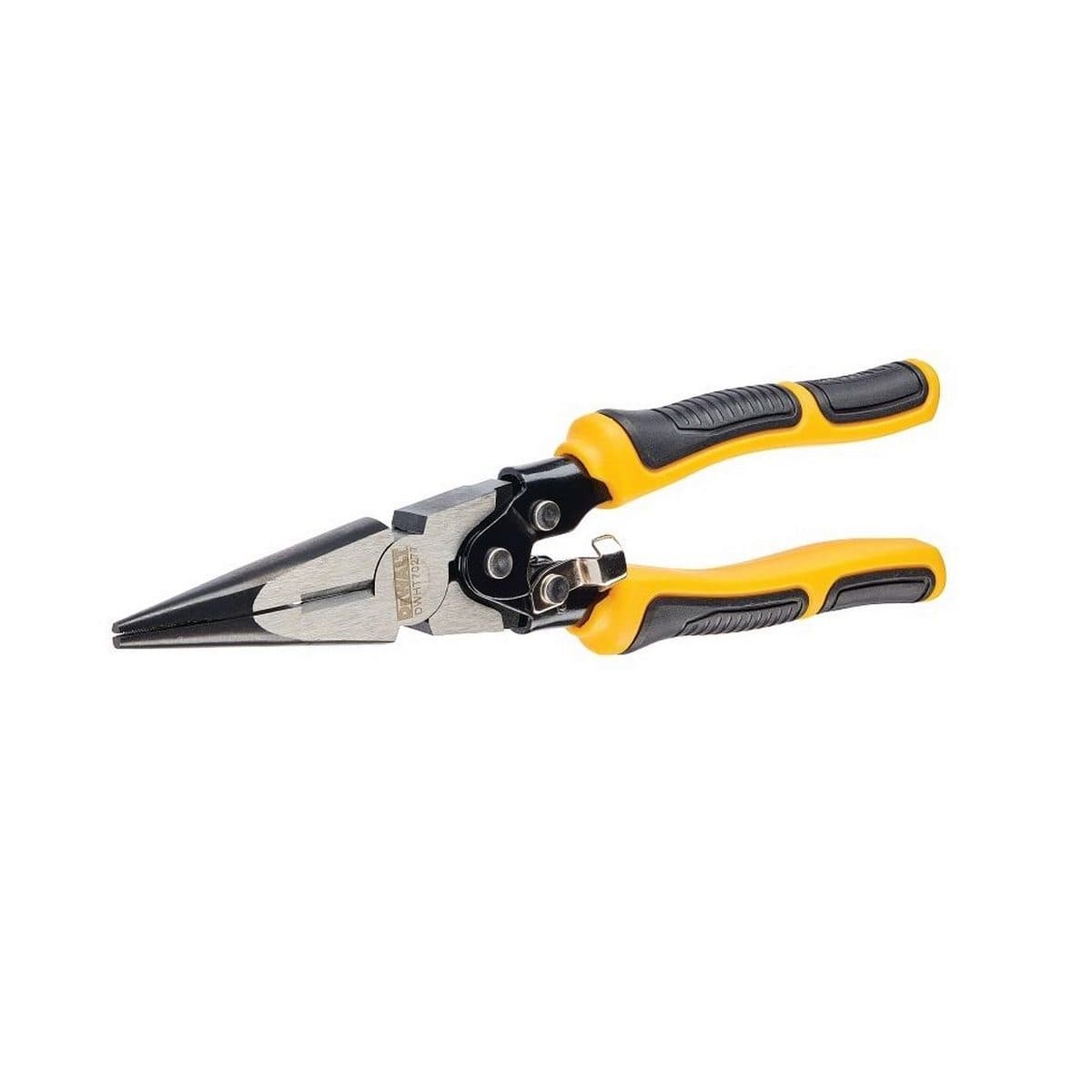 DEWALT คีมปากแหลม ขนาด 9 นิ้ว รุ่น DWHT0-70277 ด้ามจับผลิตจากวัสดุ 2 ชนิดช่วยให้จับได้มั่นคงและเพิ่มความสบาย (ดีวอลท์)