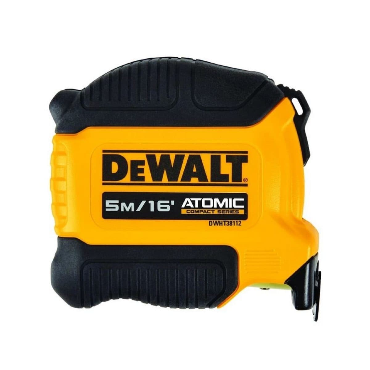 DEWALT ตลับเมตร Atomic 5 เมตร รุ่น DWHT38112-30 สายวัดยืดได้ 3.5 เมตร แล้วไม่หักงอ ขนาดกระทัดรัด พกพาง่ายขึ้น (ดีวอลท์)