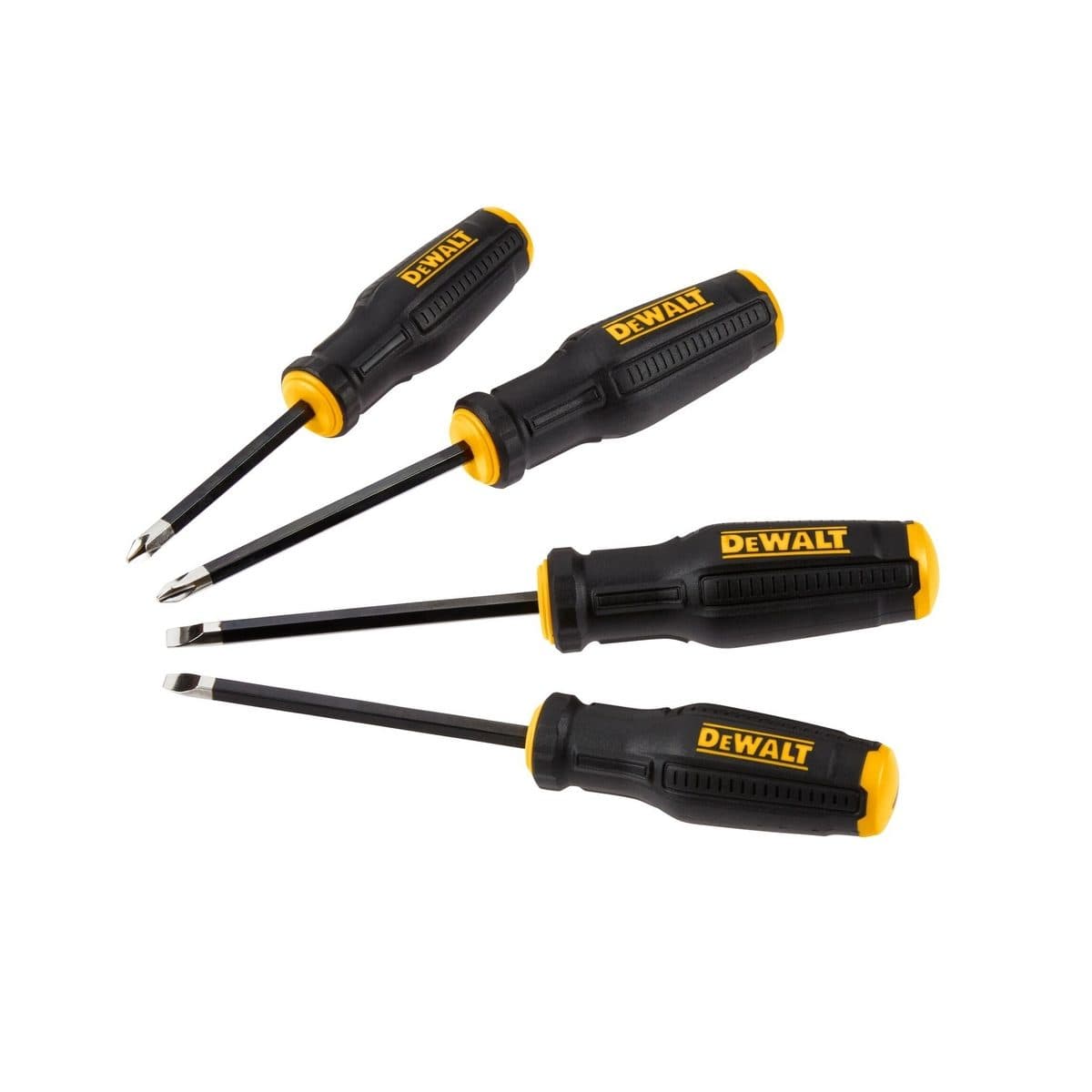 DEWALT ชุดไขควง MAXFIT (4 ชิ้น/ชุด) รุ่น DWHT65101 แกนทำจากโลหะ S2 เพิ่มความทนทานและไม่โค้งงอ (ดีวอลท์)