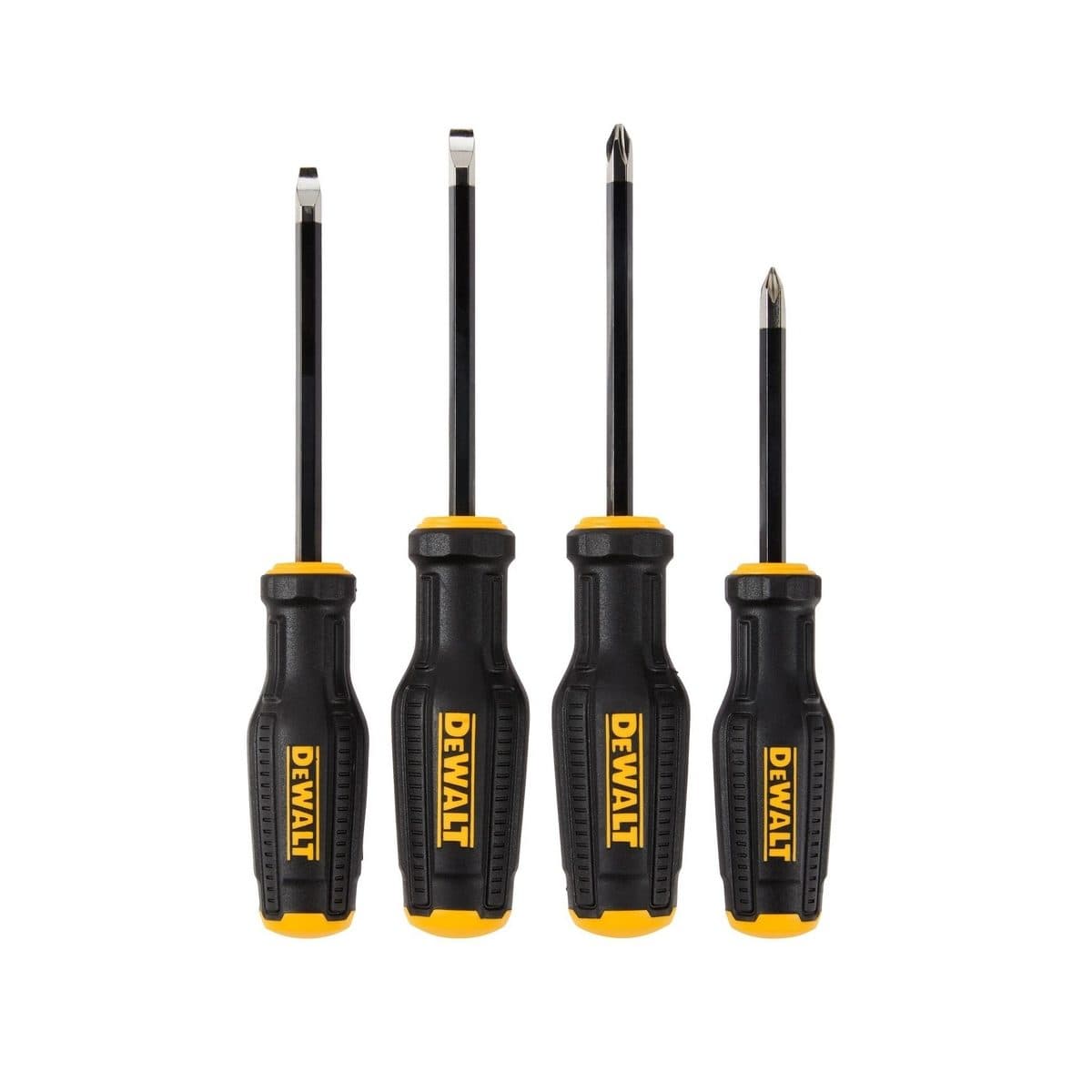 DEWALT ชุดไขควง MAXFIT (4 ชิ้น/ชุด) รุ่น DWHT65101 แกนทำจากโลหะ S2 เพิ่มความทนทานและไม่โค้งงอ (ดีวอลท์)
