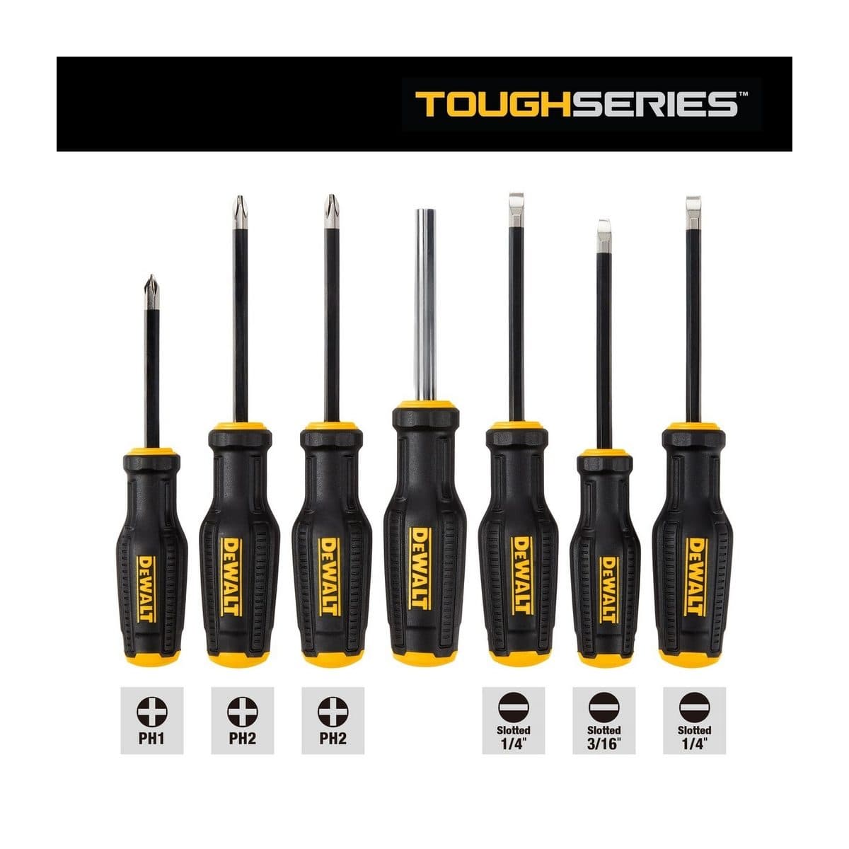 DEWALT ชุดไขควง MAXFIT (27 ชิ้น/ชุด) รุ่น DWHT65104 แกนทำจากโลหะ S2 เพิ่มความทนทานและไม่โค้งงอ (ดีวอลท์)