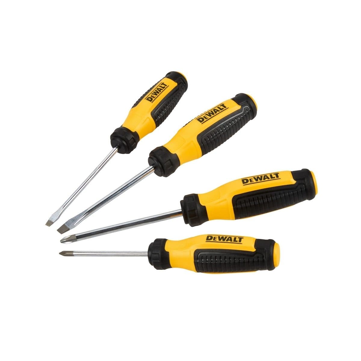 DEWALT ชุดไขควง 4 ชิ้น/ชุด รุ่น DWHT65200 ป้องกันสนิมมีแม่เหล็กที่ปลายไขควง ใช้สำหรับขันและคลายน็อต (ดีวอลท์)