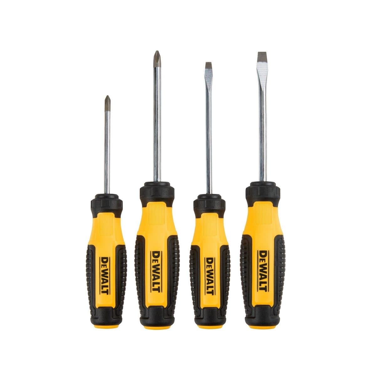 DEWALT ชุดไขควง 4 ชิ้น/ชุด รุ่น DWHT65200 ป้องกันสนิมมีแม่เหล็กที่ปลายไขควง ใช้สำหรับขันและคลายน็อต (ดีวอลท์)