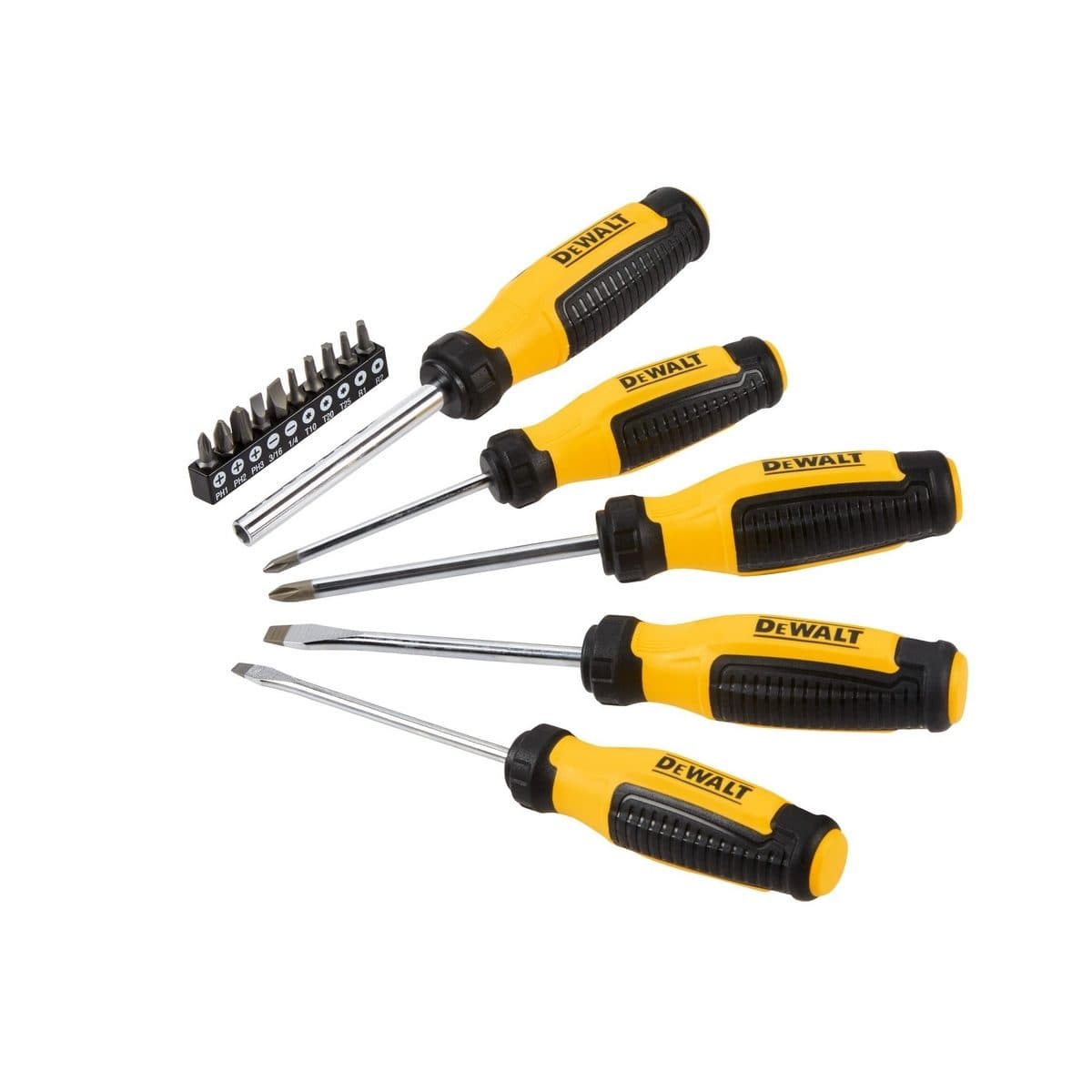 DEWALT ชุดไขควง 15 ชิ้น/ชุด รุ่น DWHT65202 ป้องกันสนิมมีแม่เหล็กที่ปลายไขควง ใช้สำหรับขันและคลายน็อต (ดีวอลท์)