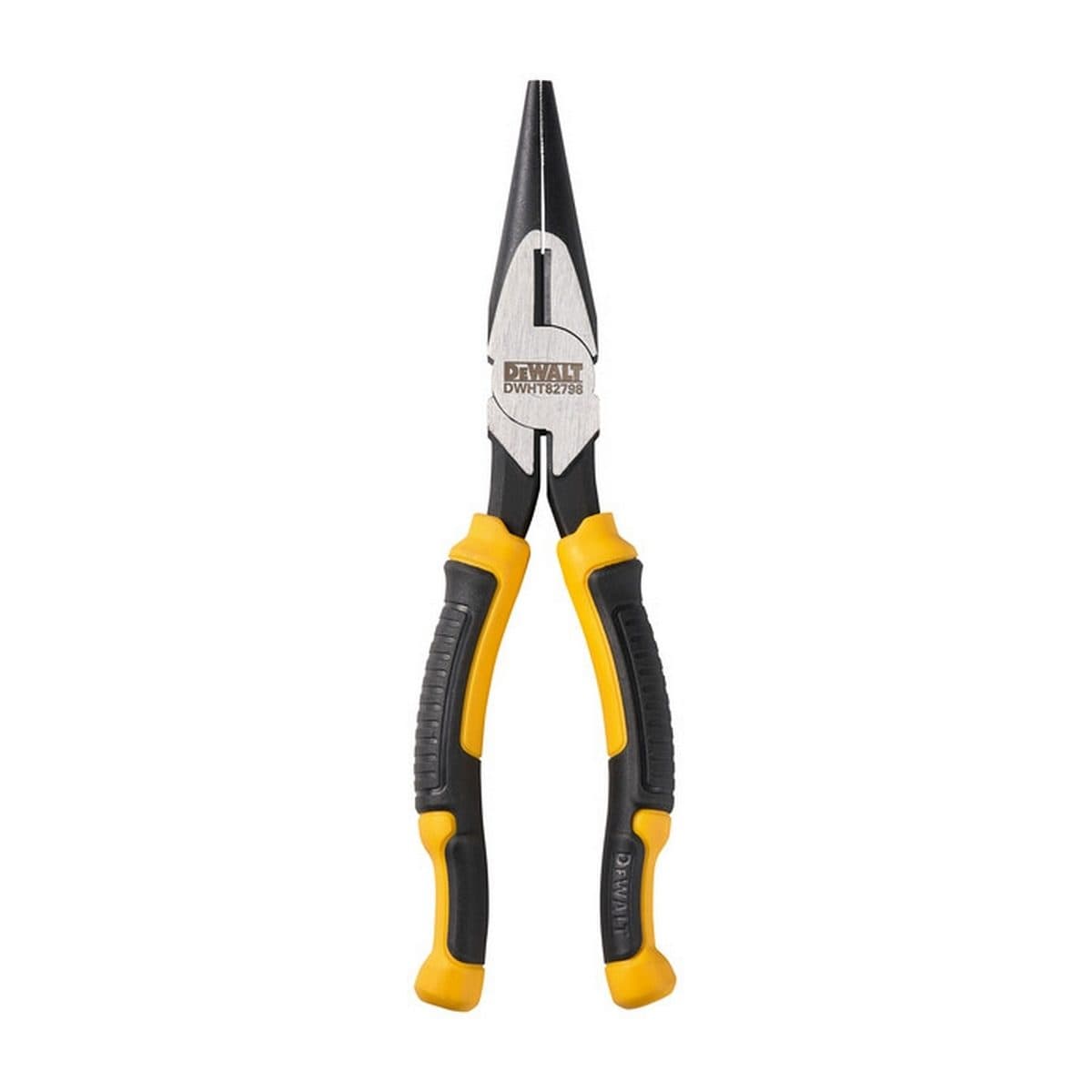 DEWALT คีมปากแหลม ขนาด 8 นิ้ว (200 มม.) รุ่น DWHT82798-0 ความแข็งสม่ำเสมอตลอดคมตัด ใช้สำหรับหนีบหรือตัด (ดีวอลท์)