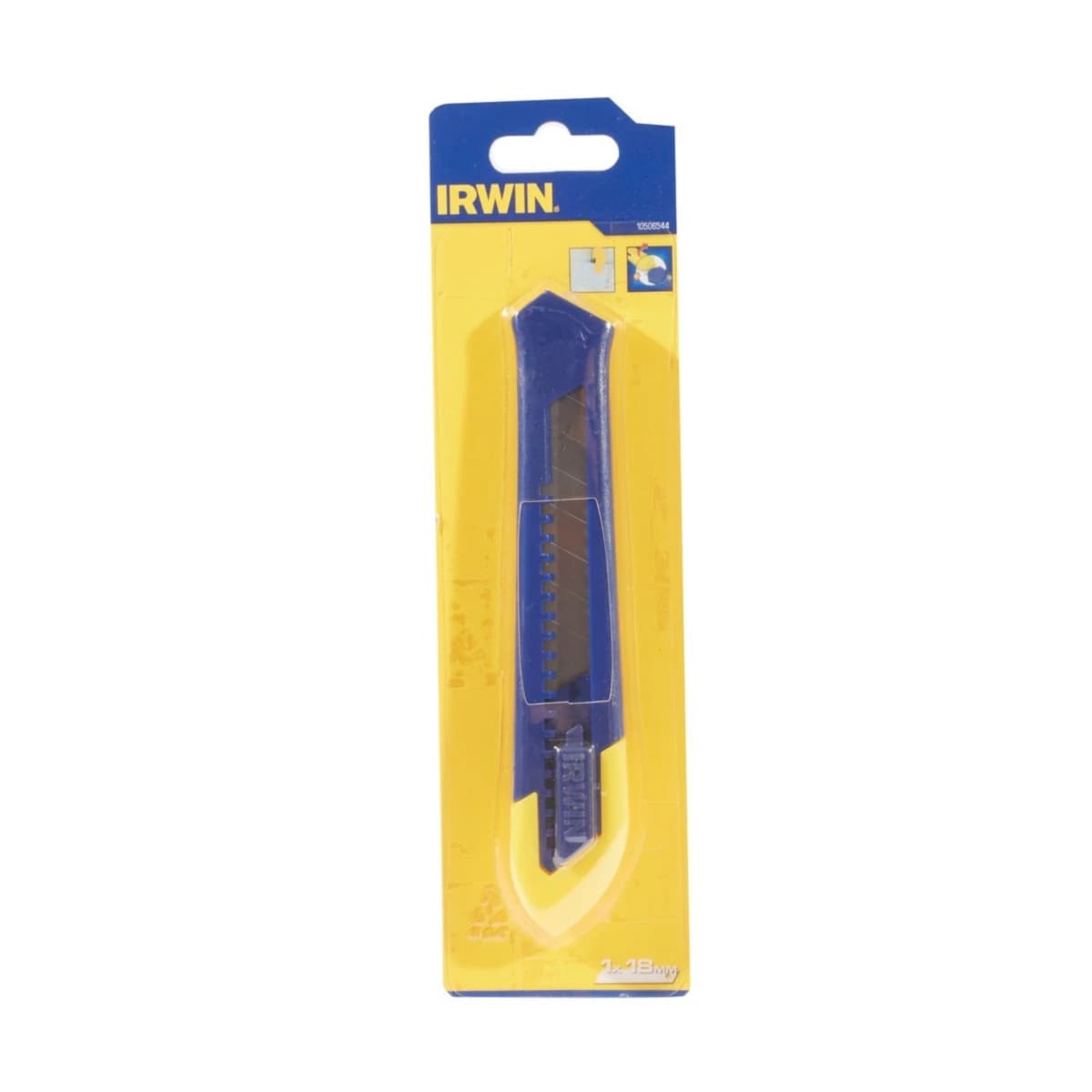 IRWIN มีดคัตเตอร์ 18 มม. รุ่น PRO SNAP ความยาวรวม 165 มม. (6-8/16 นิ้ว) ผลิตจาก ABS ระบบล็อคใบมีดในตัว (เออร์วิ่น)