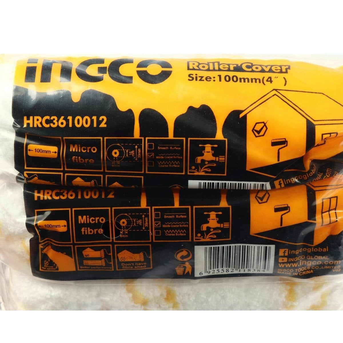 HRC3610012อะไหล่ลูกกลิ้ง 4" (10PCS/PAC)