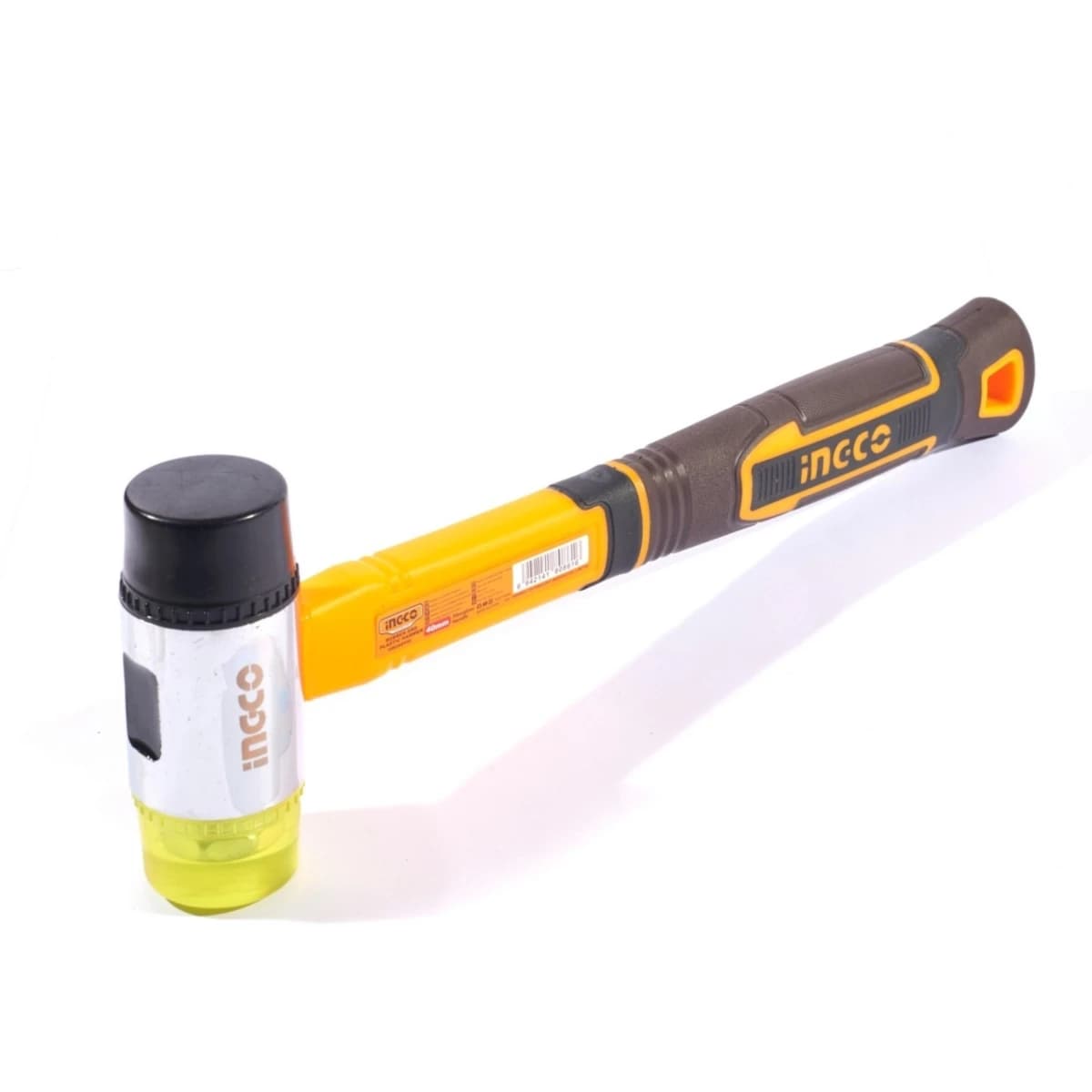 INGCO ค้อนหัวพลาสติก ด้ามไฟเบอร์ รุ่น HRUH8940 ขนาดเส้นผ่าศูนย์กลางหัวค้อน 40 มม. ด้ามจับไฟเบอร์ (อิงโก้)