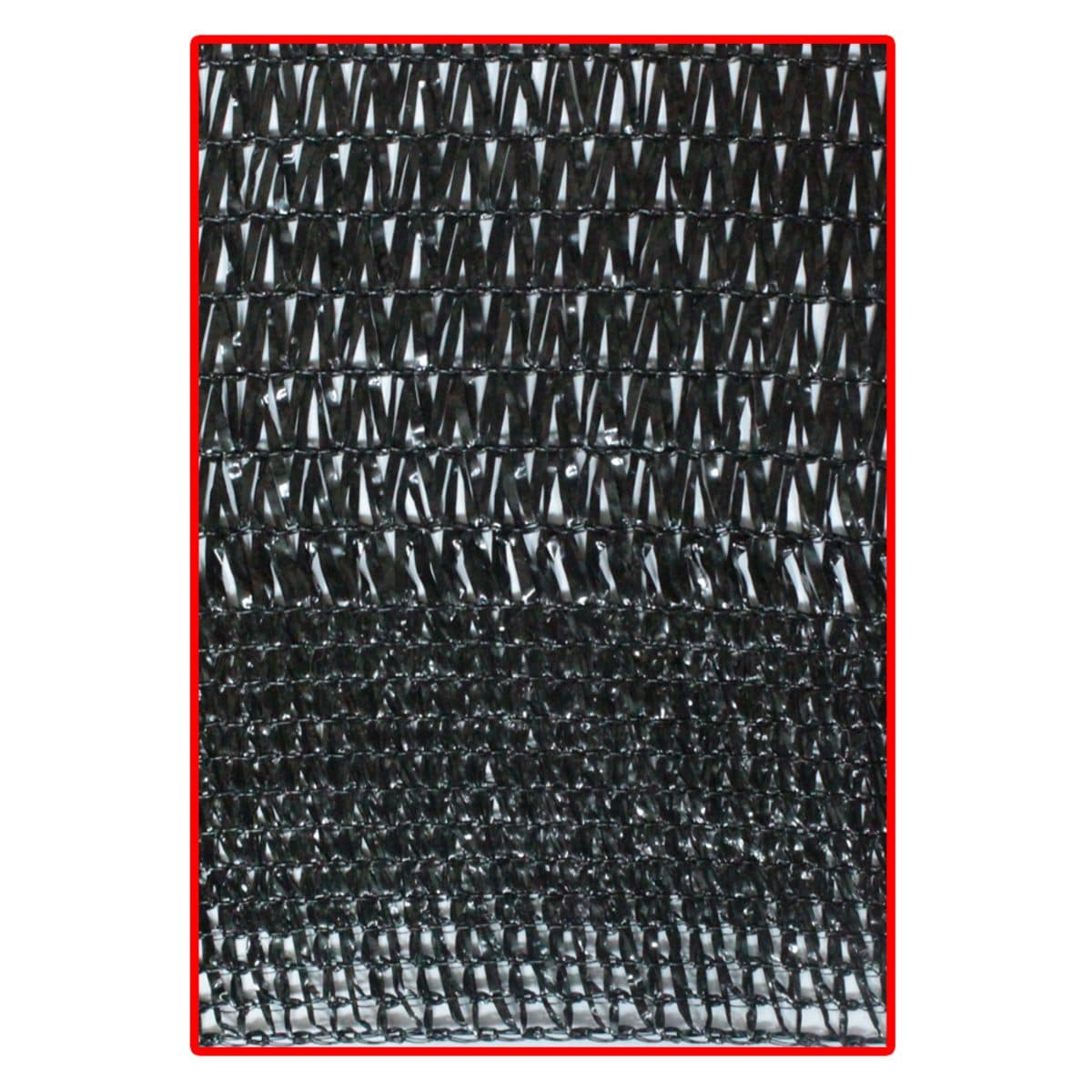 ตาข่ายกรองแสง 50% สีดำ ตราไก่ชน ทอ 3 เข็ม ขนาด 2x90 เมตร (100 หลา) น้ำหนัก 12 กิโลกรัม เหนียว ทนทาน เส้นใยแบน เส้นใยไม่พลิก ความหนาสม่ำเสมอ 