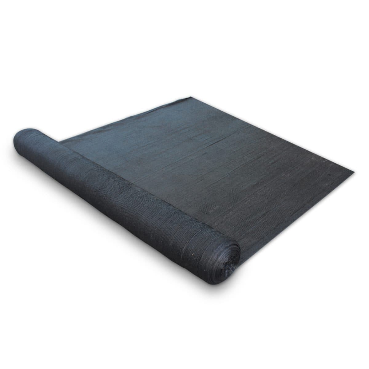 ตาข่ายกรองแสง 70% สีดำ ตราไก่ชน ทอ 3 เข็ม ขนาด 2x90 เมตร (100 หลา) น้ำหนัก 14 กิโลกรัม เหนียว ทนทาน เส้นใยแบน เส้นใยไม่พลิก ความหนาสม่ำเสมอ 