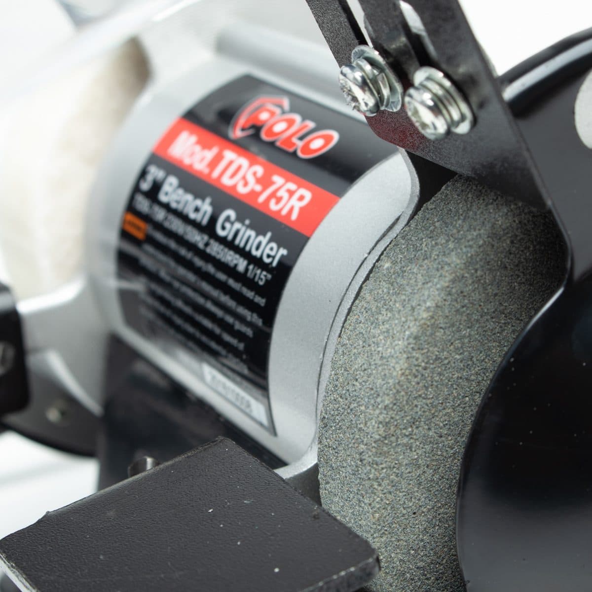 POLO มอเตอร์หินไฟสายอ่อน 3 นิ้ว กำลัง 1/15 แรงม้า (0.05 กิโลวัตต์) รุ่น KT TDS-75R มอเตอร์ 2 สาย 2 Pole ความเร็วรอบ 2850 รอบต่อนาที สายยาว 1