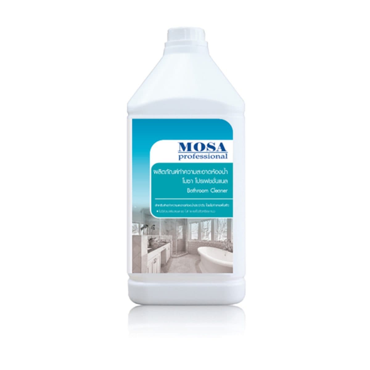 MOSAผลิตภัณฑ์ทำความสะอาดห้องน้ำ ขนาด 3.8 ลิตร รุ่น CG02 ใช้ขจัดคราบไคลสบู่และคราบสกปรกต่างๆ (โมซ่า)