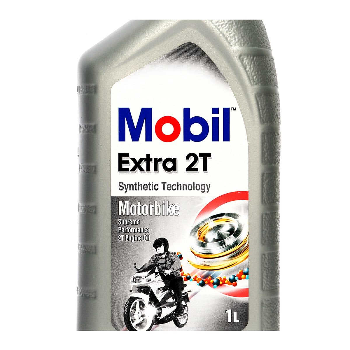 น้ำมันหล่อลื่นเครื่องยนต์เบนซินสำหรับรถมอเตอร์ไซค์ โมบิล (MOBIL) รุ่น เอ็กซ์ตร้า ทูที ขนาดบรรจุ 1 ลิตร