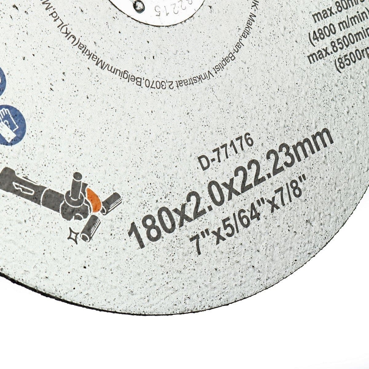 D-77176 แผ่นตัด 7"X2MM เหล็ก/SS-ECO-INOX