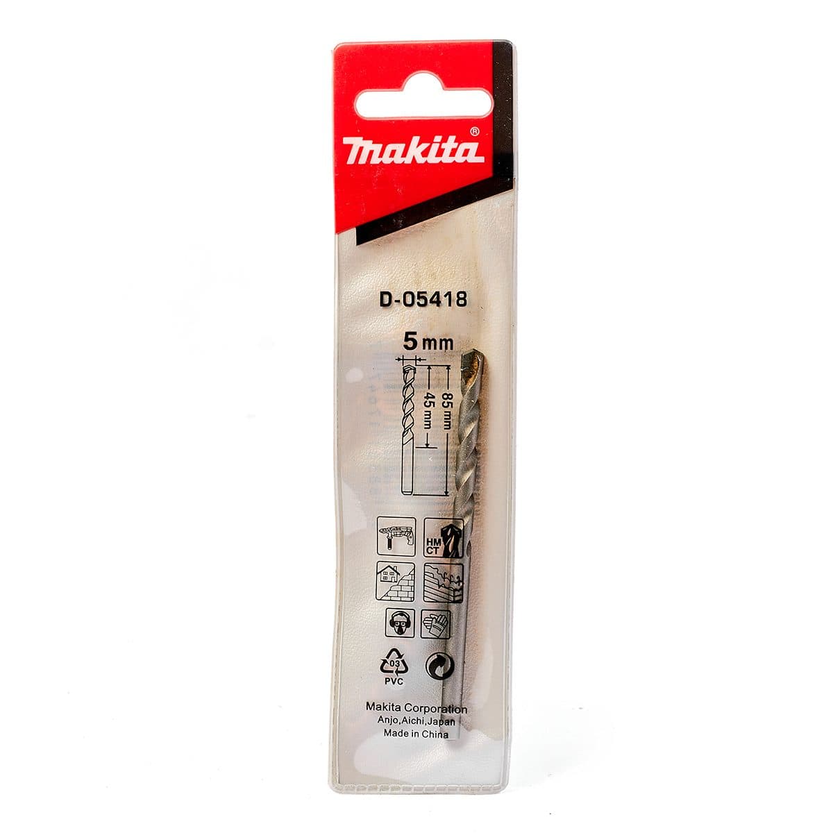 D-05418/D-05240 ดอกเจาะปูนตรง 5 X 85 MM