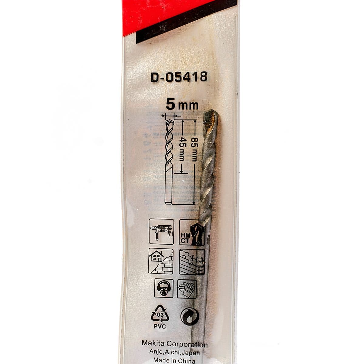 D-05418/D-05240 ดอกเจาะปูนตรง 5 X 85 MM