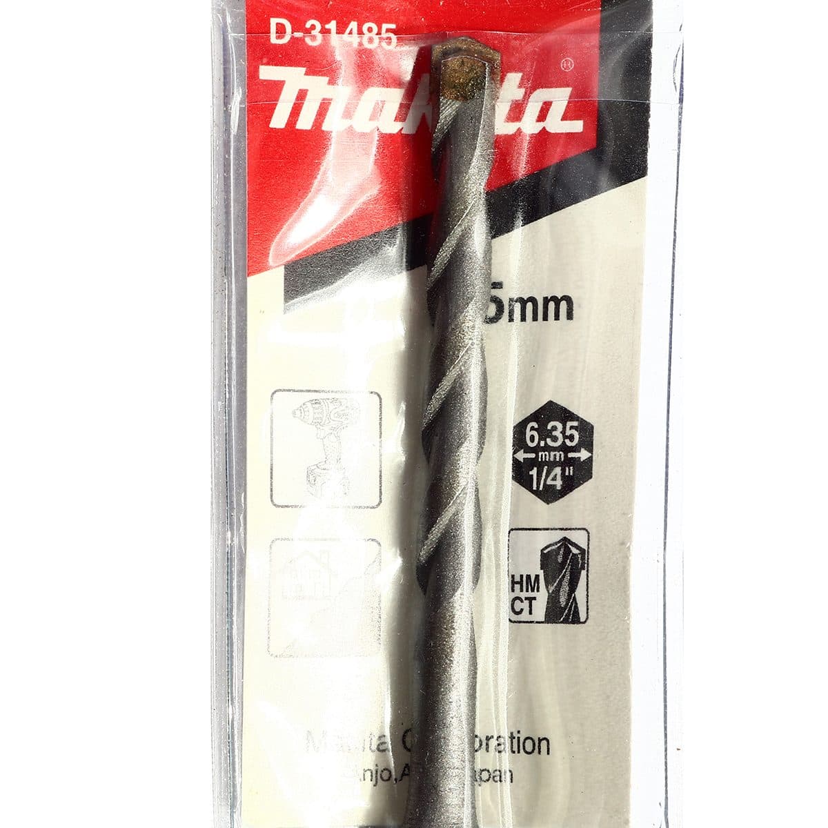 D-31485 ดอกเจาะปูนก้านหกเหลี่ยม 5 X 90