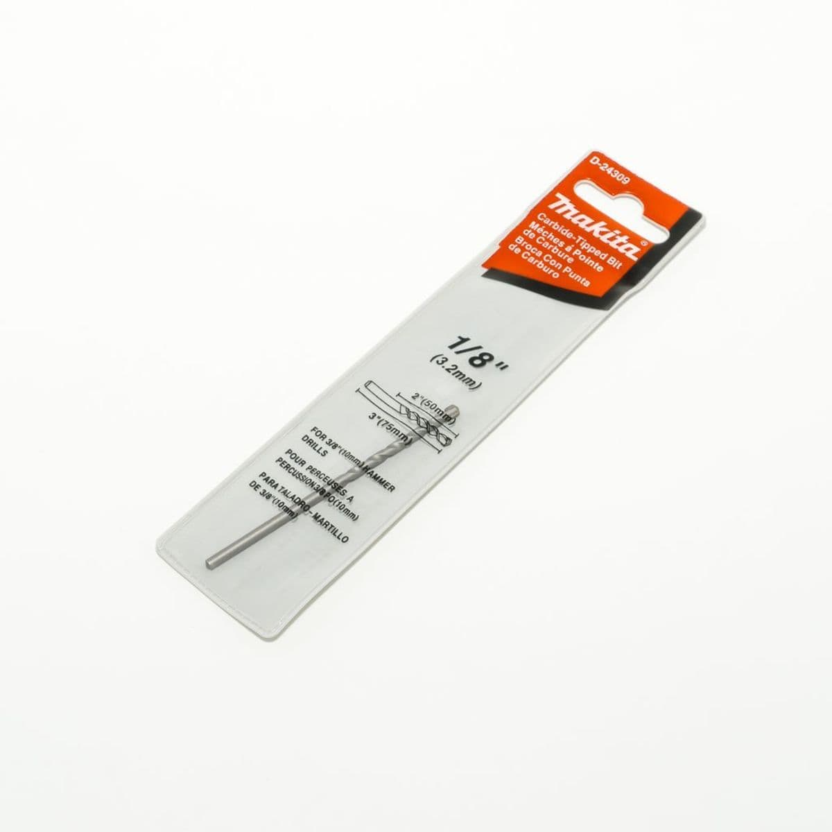 D-24309 ดอกเจาะปูนก้านตรง1/8"(3.2มม)X3"