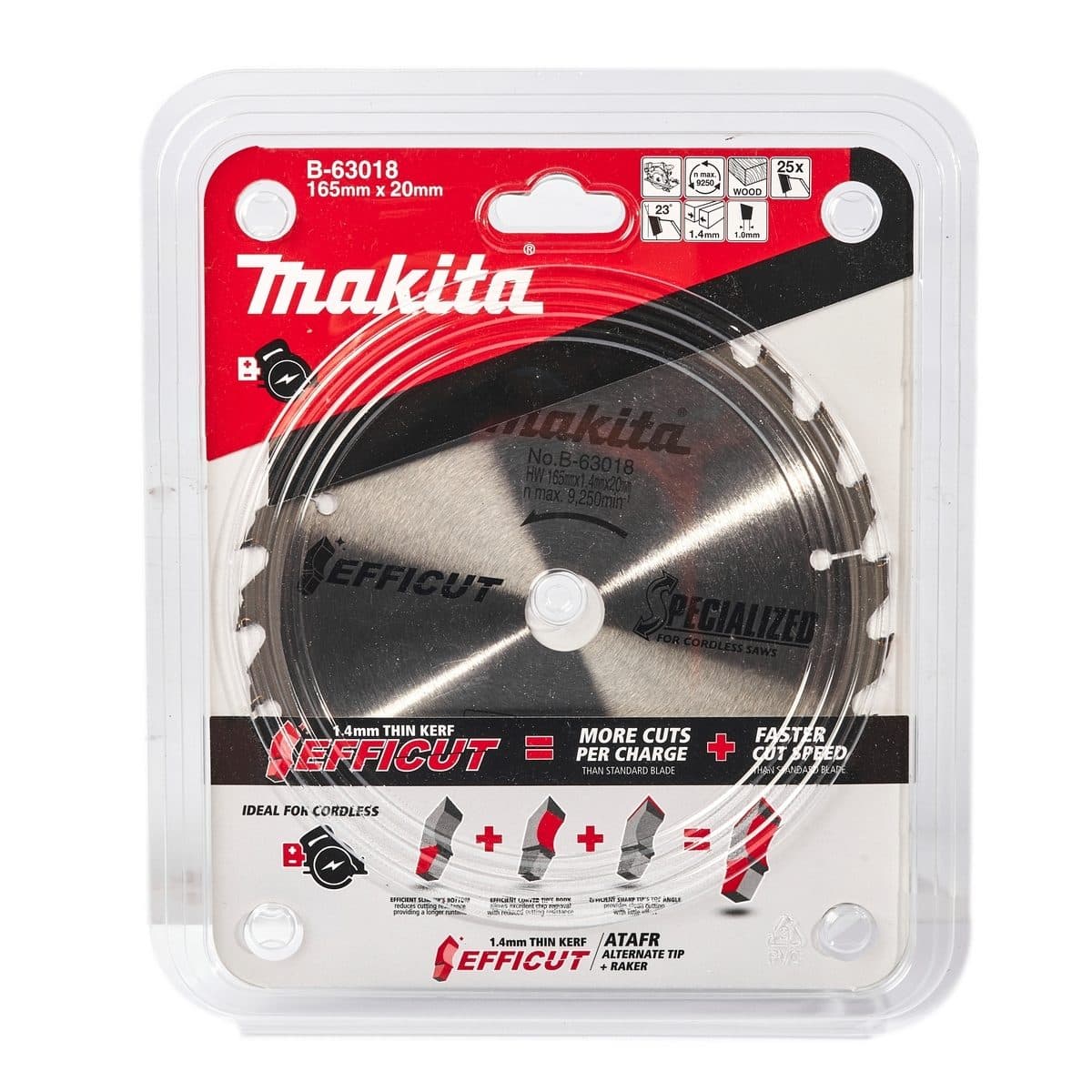 EFFICUT ใบเลื่อย 6" X 25T (B-63018)