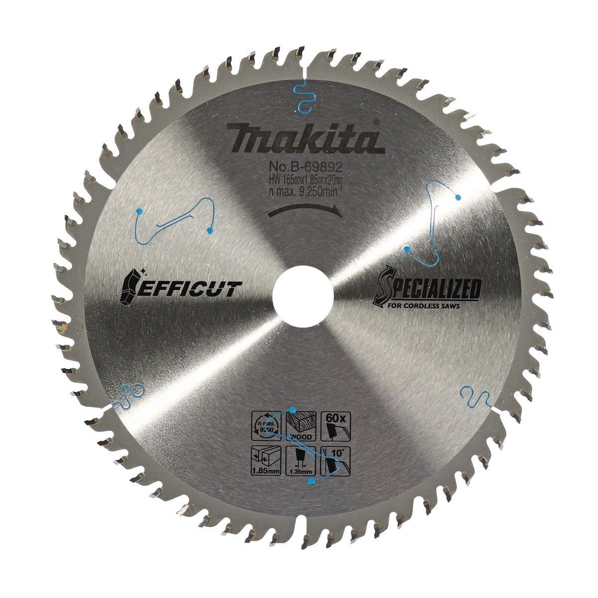 EFFICUT ใบเลื่อย 6" X 60T (B-69892)