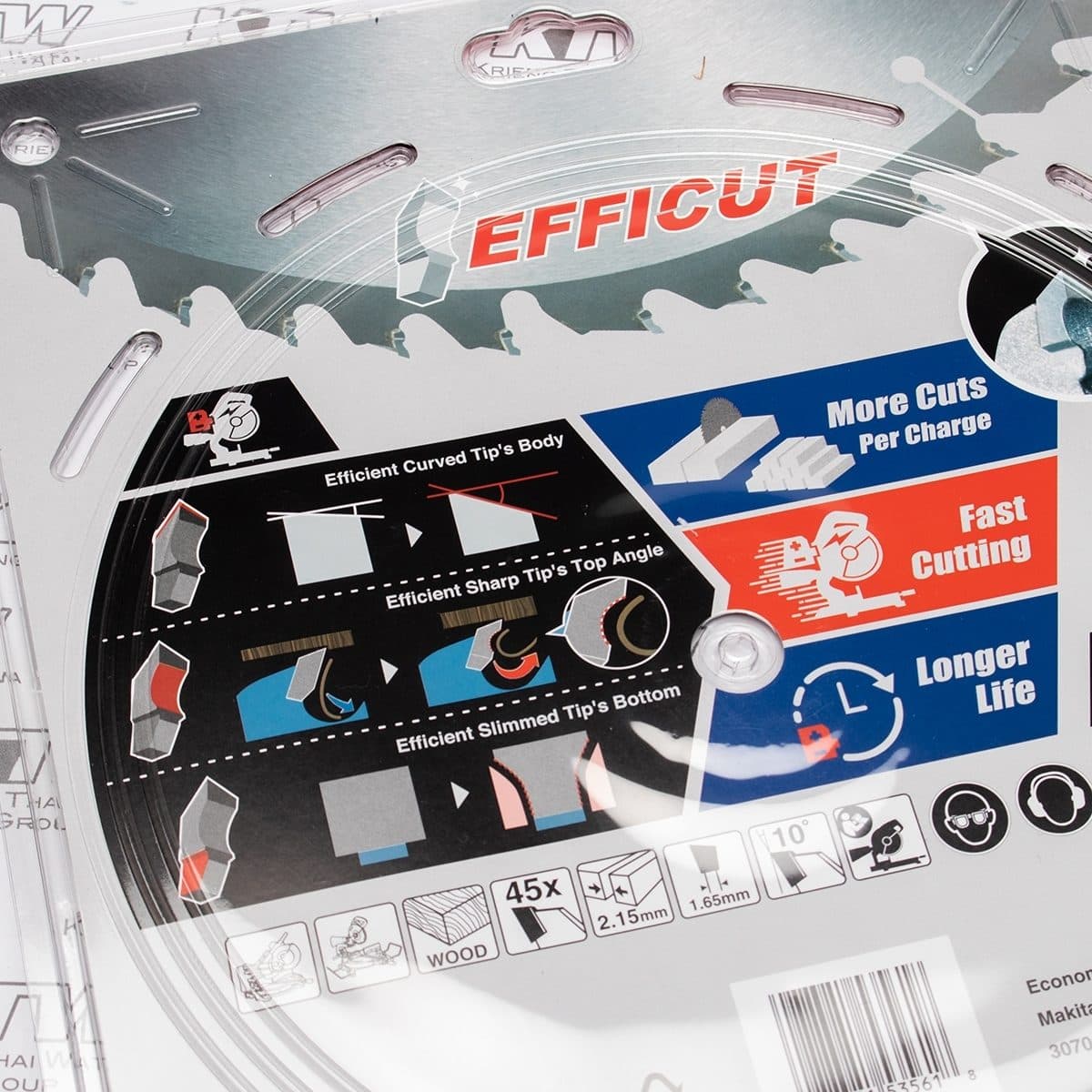 EFFICUT ใบเลื่อย 10" X 45T (B-64668)