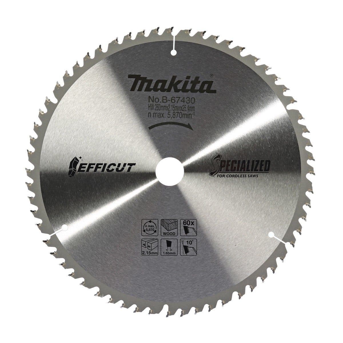 EFFICUT ใบเลื่อย 10" X 60T (B-67430)