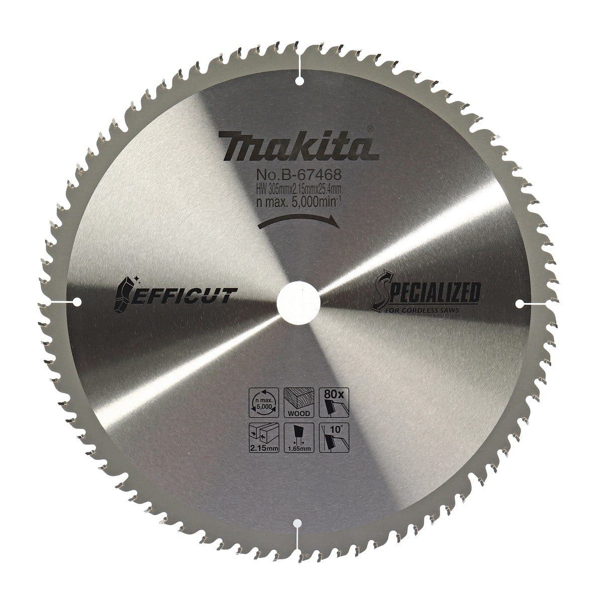 EFFICUT ใบเลื่อย 12" X80T (B-67468)