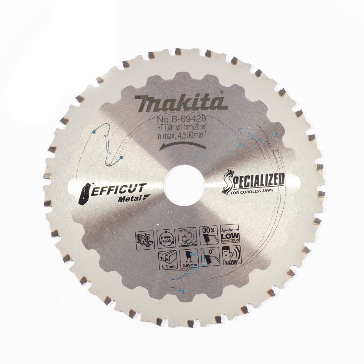 EFFICUT ใบเลื่อยตัดโลหะ 5"X30T (B-69428)