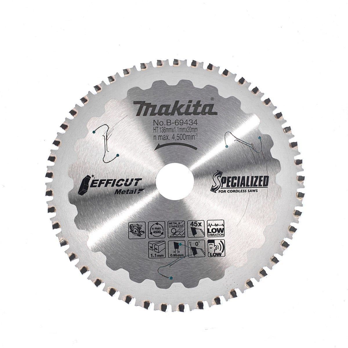 EFFICUT ใบเลื่อยตัดโลหะ 5"X45T (B-69434)