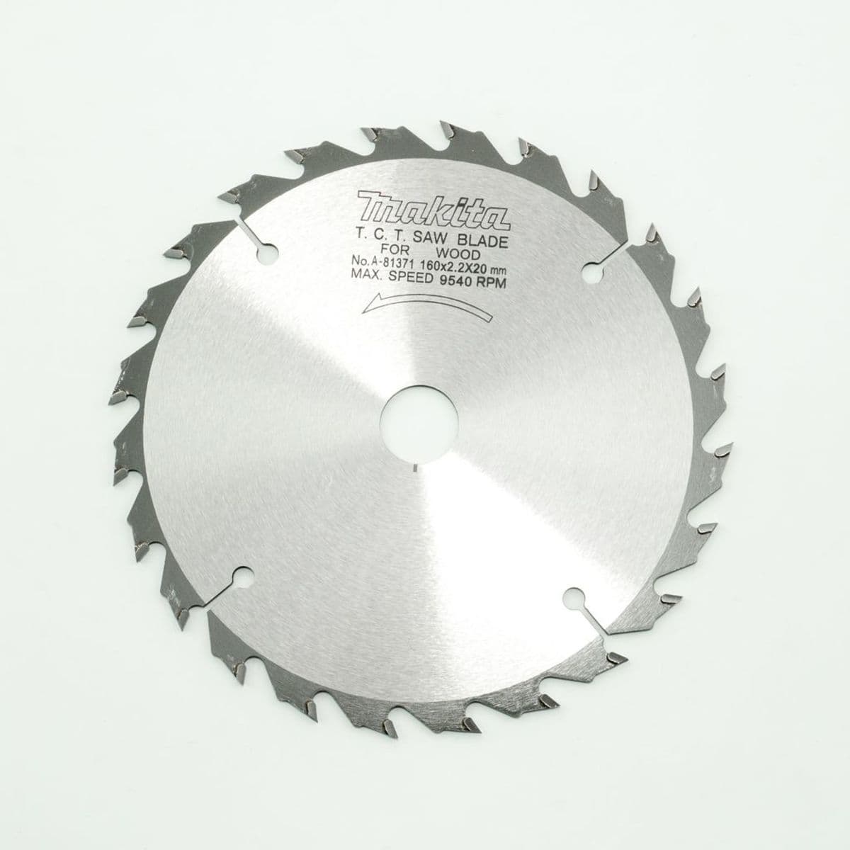 MAKITA ใบเลื่อยวงเดือนคาร์ไบด์สำหรับตัดไม้ 6 นิ้ว 24 ฟัน รุ่น A-81371 เส้นผ่านศูนย์กลาง 160 มม. หนา 2.2 มม. (มากีต้า)