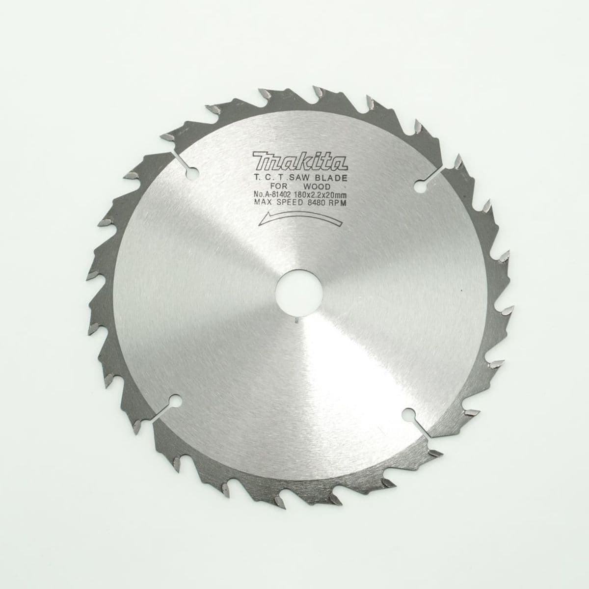 MAKITA ใบเลื่อยวงเดือนคาร์ไบด์สำหรับตัดไม้ 7 นิ้ว 24 ฟัน รุ่น A-81402 เส้นผ่านศูนย์กลาง 180 มม. หนา 2.2 มม. (มากีต้า)