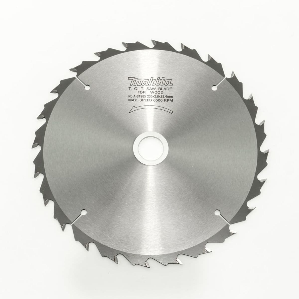 MAKITA ใบเลื่อยวงเดือนคาร์ไบด์สำหรับตัดไม้ 9 นิ้ว 24 ฟัน รุ่น A-81985 เส้นผ่านศูนย์กลาง 235 มม. หนา 2.6 มม. (มากีต้า)