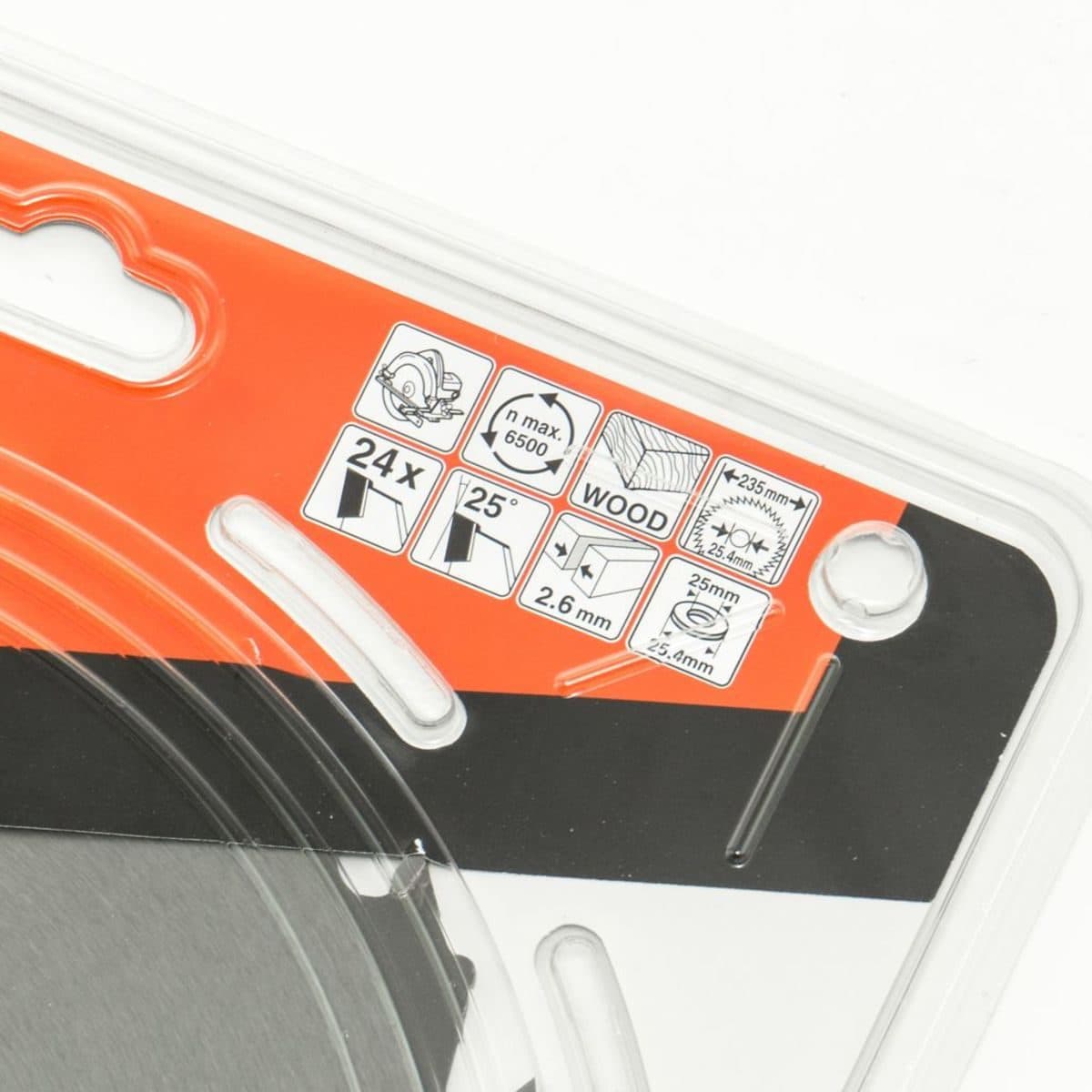 MAKITA ใบเลื่อยวงเดือนคาร์ไบด์สำหรับตัดไม้ 9 นิ้ว 24 ฟัน รุ่น A-81985 เส้นผ่านศูนย์กลาง 235 มม. หนา 2.6 มม. (มากีต้า)