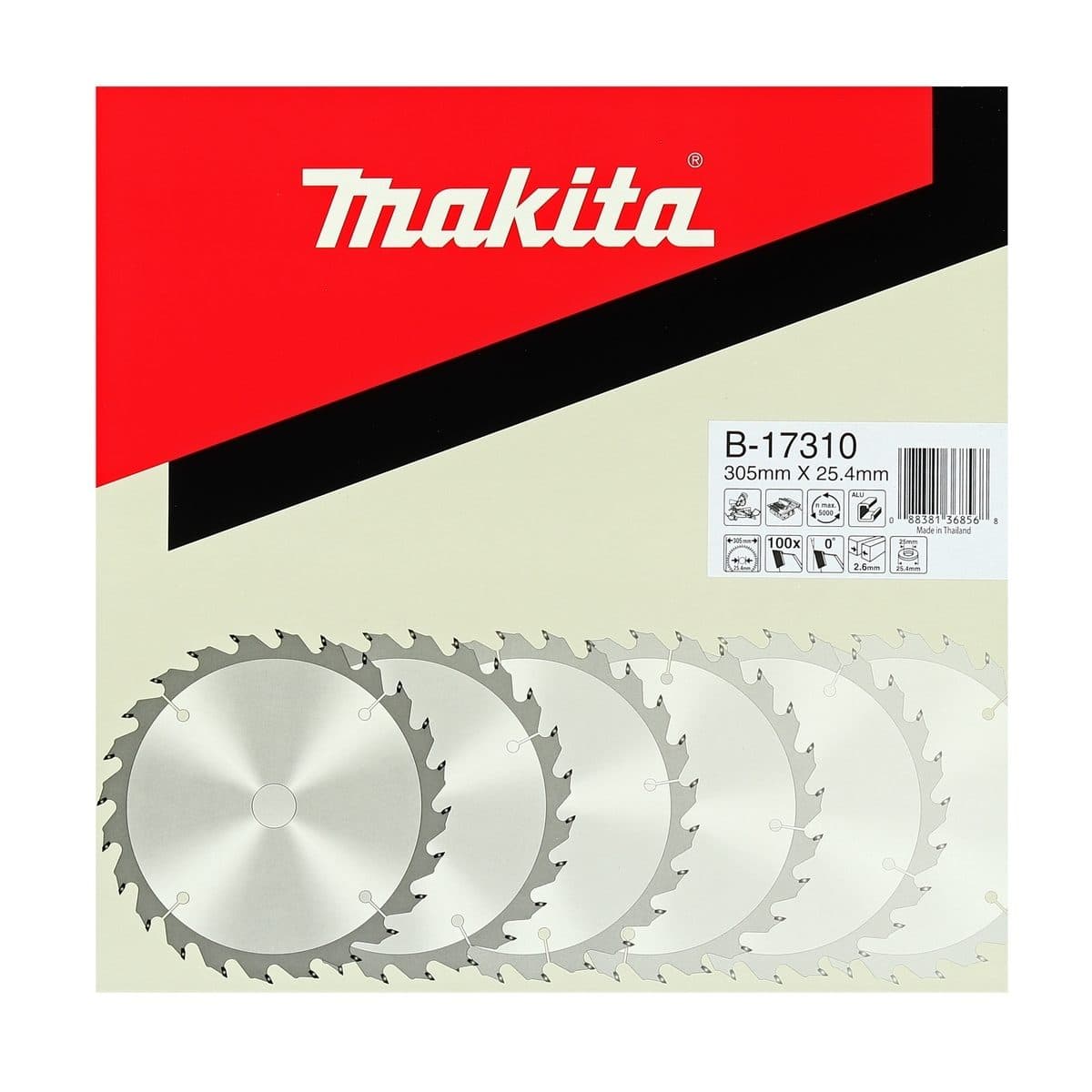 ใบเลื่อยวงเดือน-มีเนียม 12"X100T(B-17310