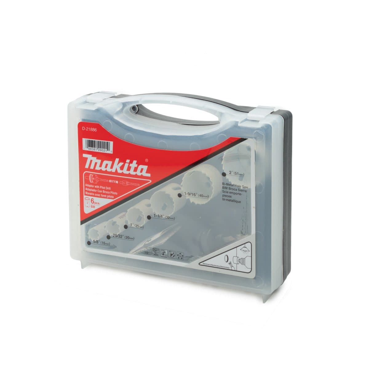 BIM HOLE SAW KIT (SIZE หุน) D-21886