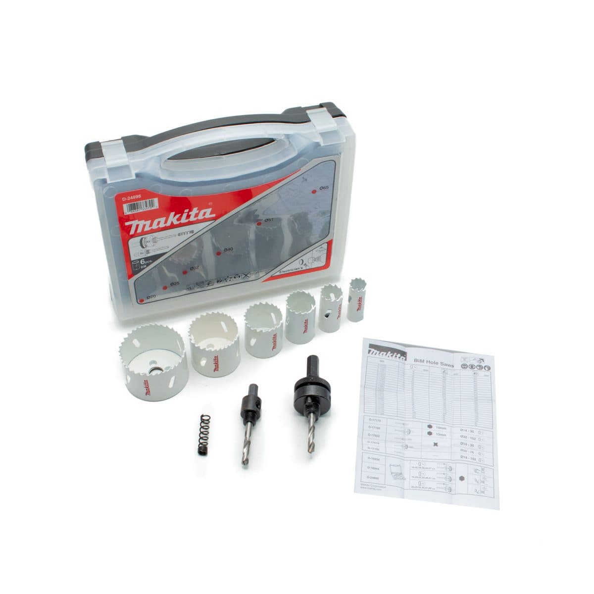 BIM HOLE SAW KIT (SIZE หุน) D-21886