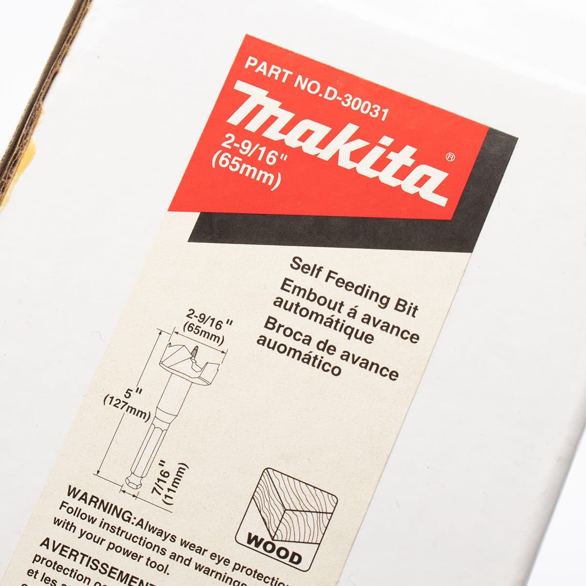ดอกเจาะไม้แบบ SELF FEED 2-9/16"(D-30031)