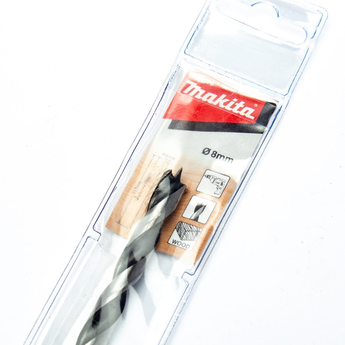 ดอกเจาะไม้ก้านกลม 8 X 117 มม. D-07076