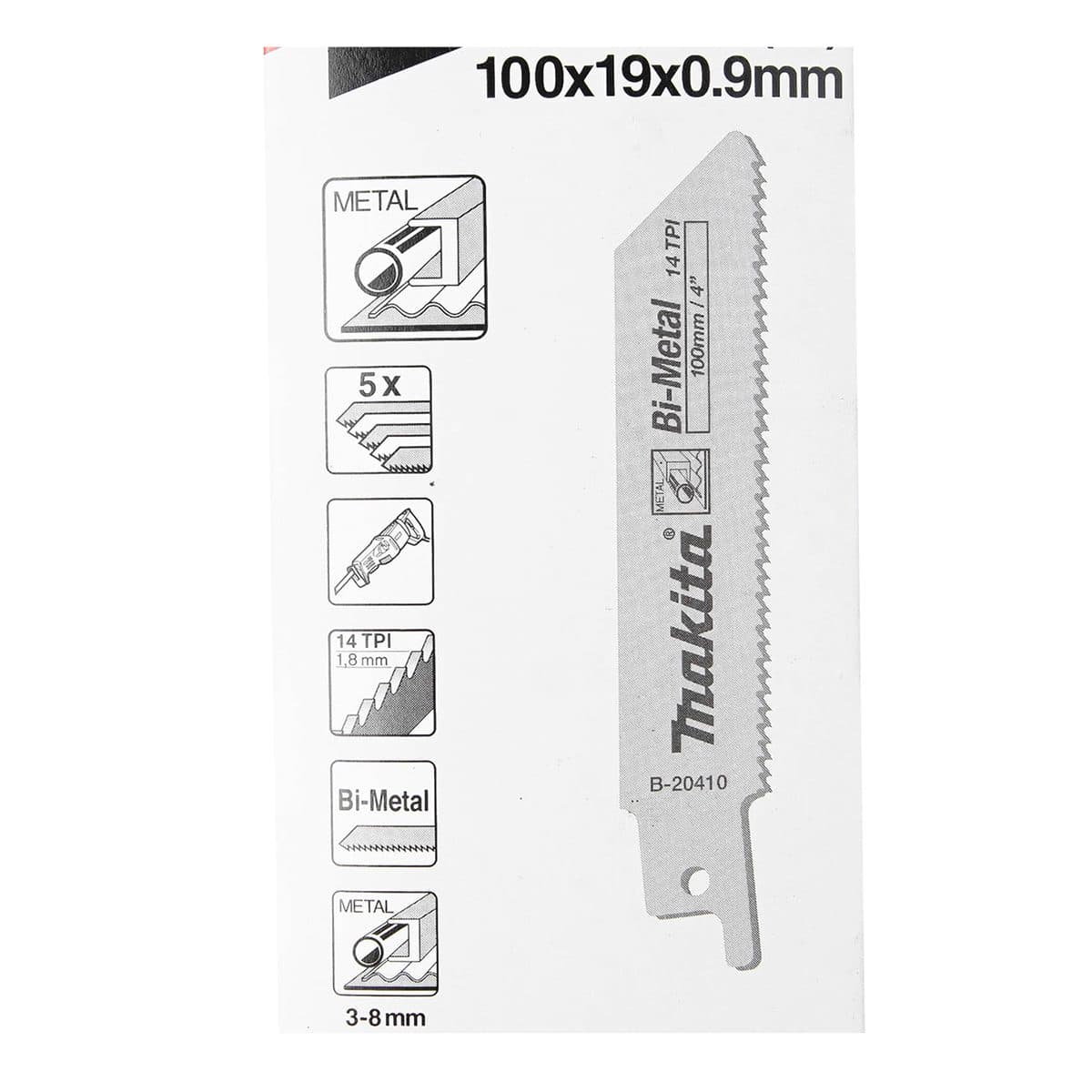 อะไหล่ JR100D ใบเลื่อย 100MM ตัดเหล็ก8MM