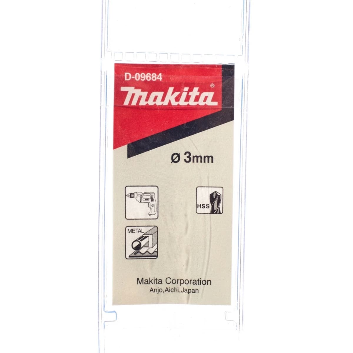 D-09684 ดอกเจาะเหล็ก HSS-G 3 MM (1 ดอก)