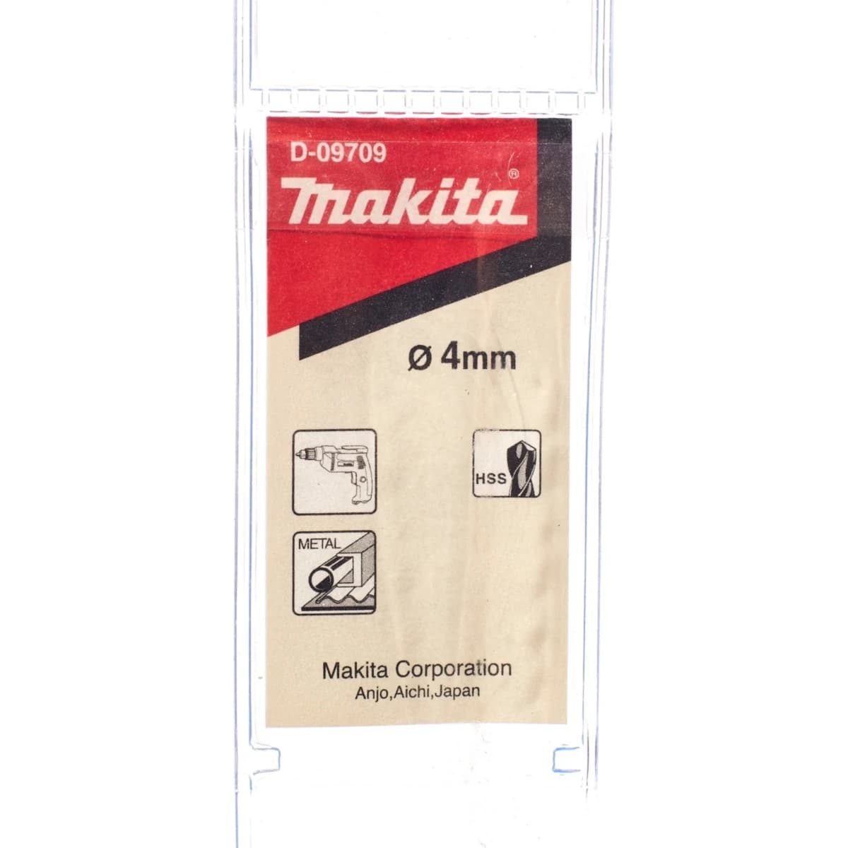 D-09709 ดอกเจาะเหล็ก HSS-G 4 MM (1 ดอก)