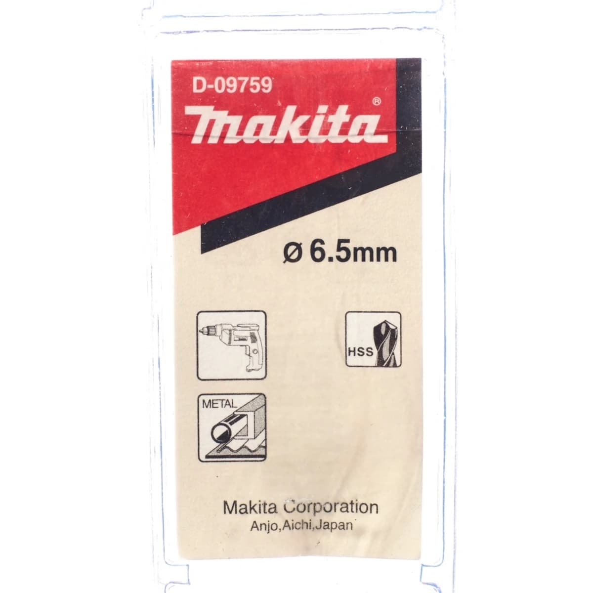 D-09759 ดอกเจาะเหล็ก HSS-G 6.5 MM(1 ดอก)