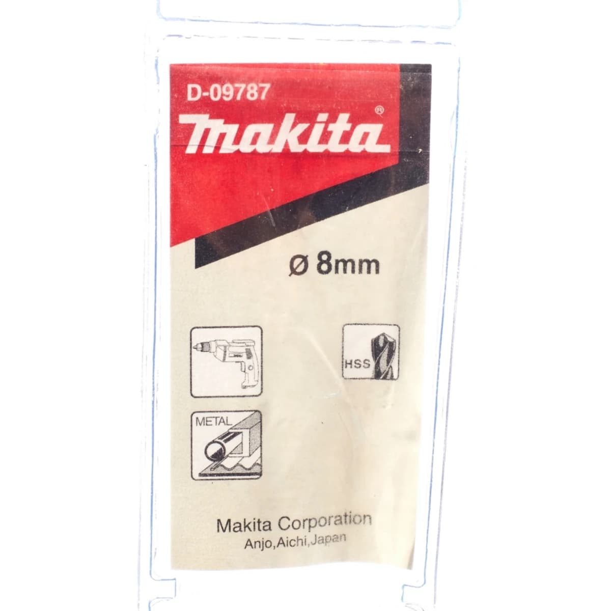 D-09787 ดอกเจาะเหล็ก HSS-G 8 MM (1 ดอก)